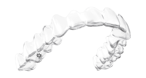 image the upper set of teeth
